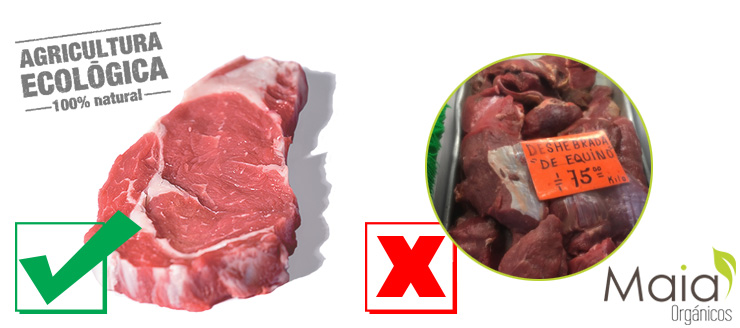 carne ecológica es mejor que carne barata